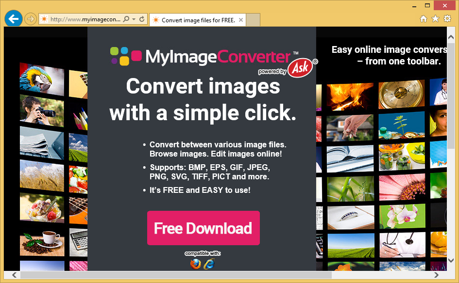 MyImageConverter Toolbar