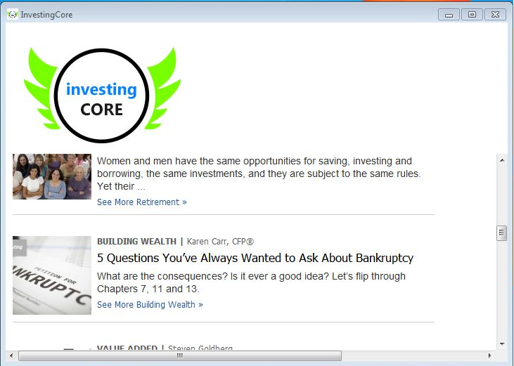 investing core