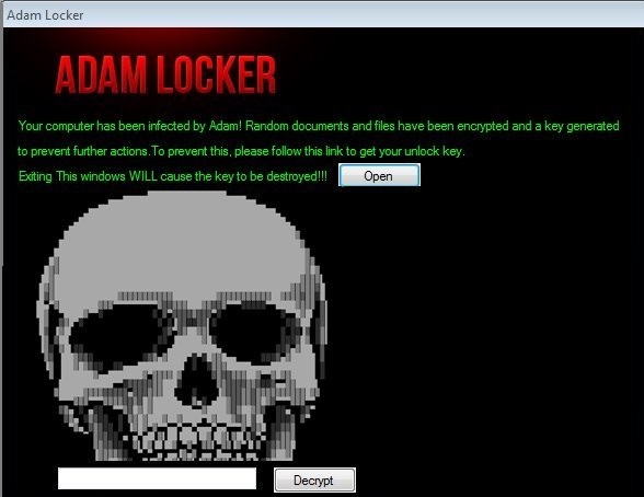 AdamLocker Ransomware-