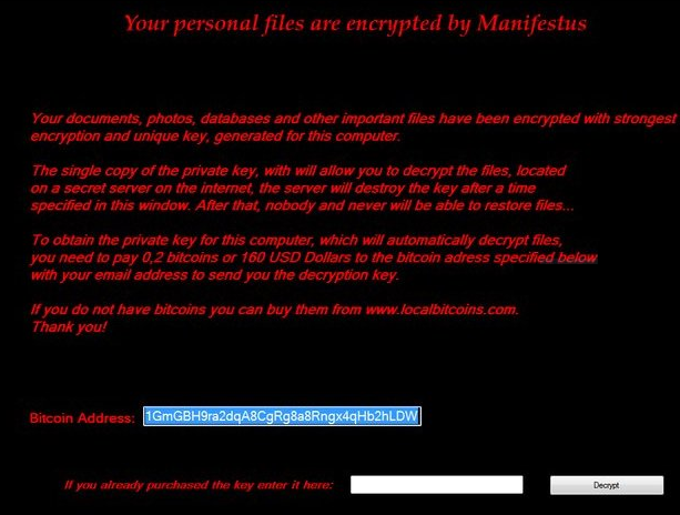 Manifestus-Ransomware-removal