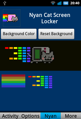 Nyan Cat Screen Locker-