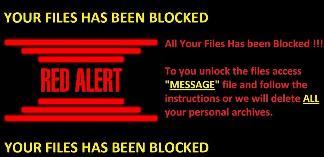 Red Alert ransomware- removal