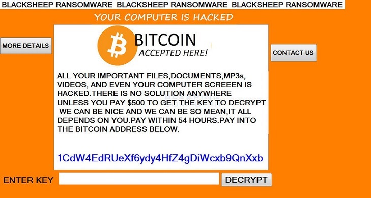 BlackSheep ransomware-removal