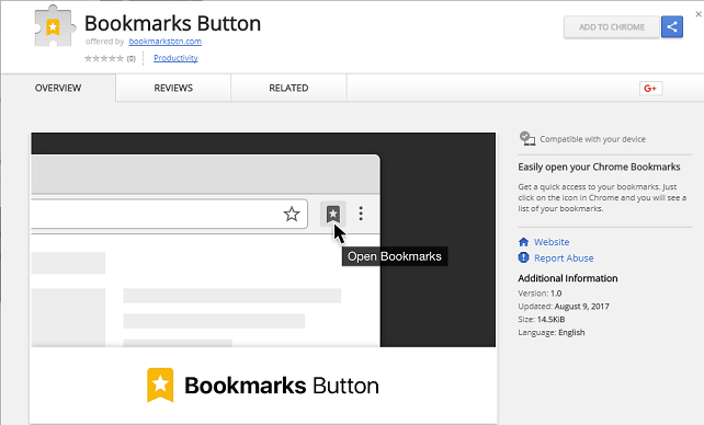 Bookmarks Button-