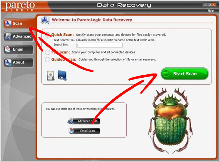 data-recovery-pro XCrypto Ransomware poisto