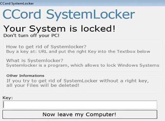 CCord SystemLocker ransomware-removal