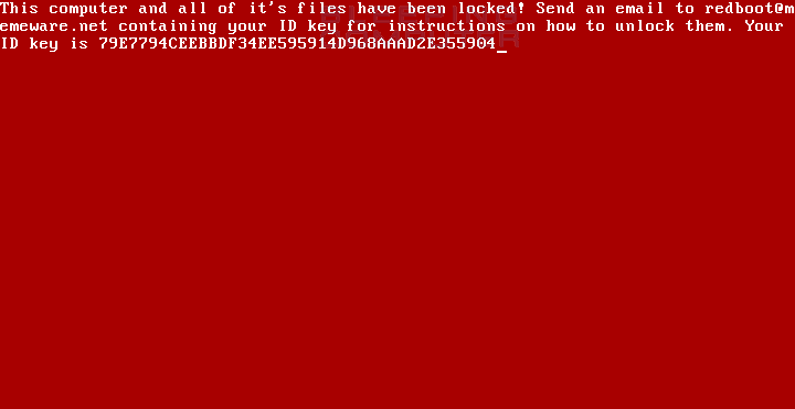 RedBoot-Ransomware-removal